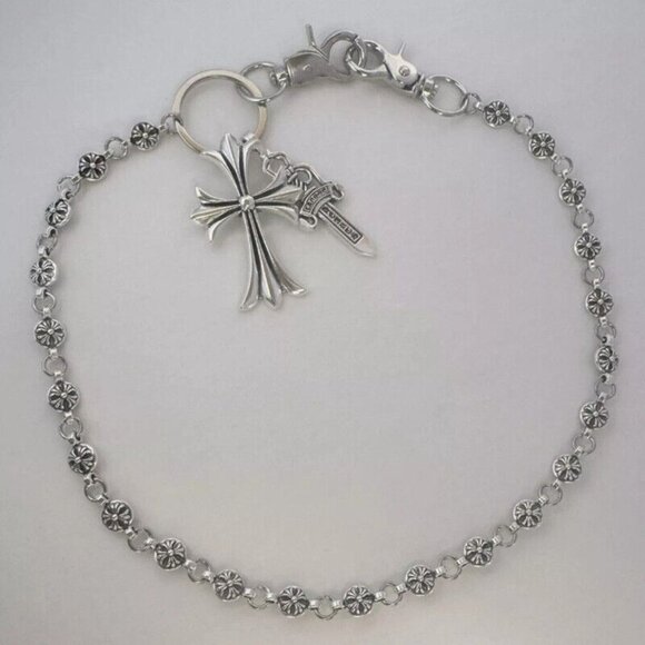 Cross Pants Wallet Chain Biker Trucker Keychain Jean Key Chain for Men W… - Picture 4 of 7